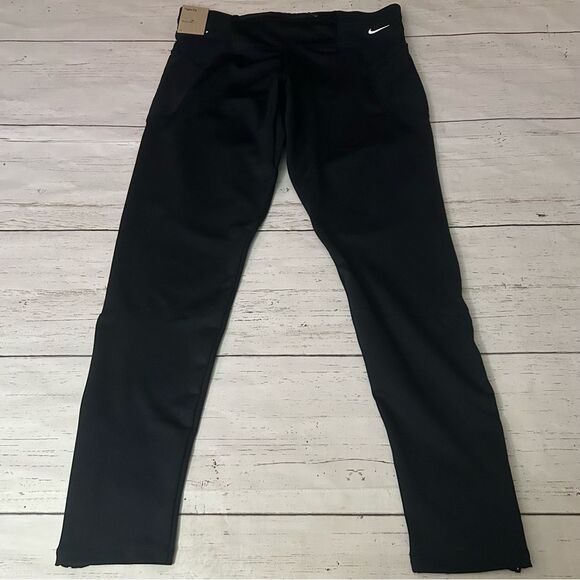 Nike Trail Lunar Ray Winterized Running Tights Black Men's Size Large FB8599-010 - Picture 2 of 8